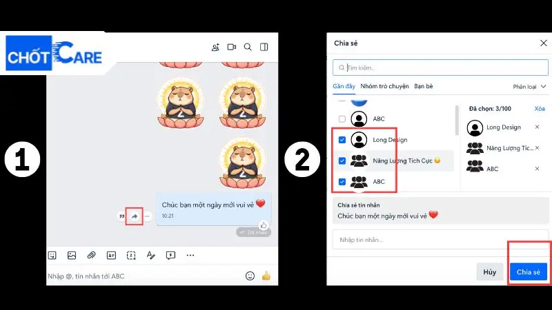 Hướng dẫn cách nhắn tin hàng loạt trên máy tính đơn giản