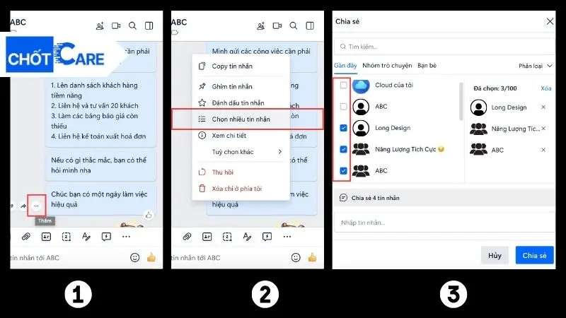 Hướng dẫn cách gửi nhanh hàng loạt tin nhắn cho nhiều người trên máy tính