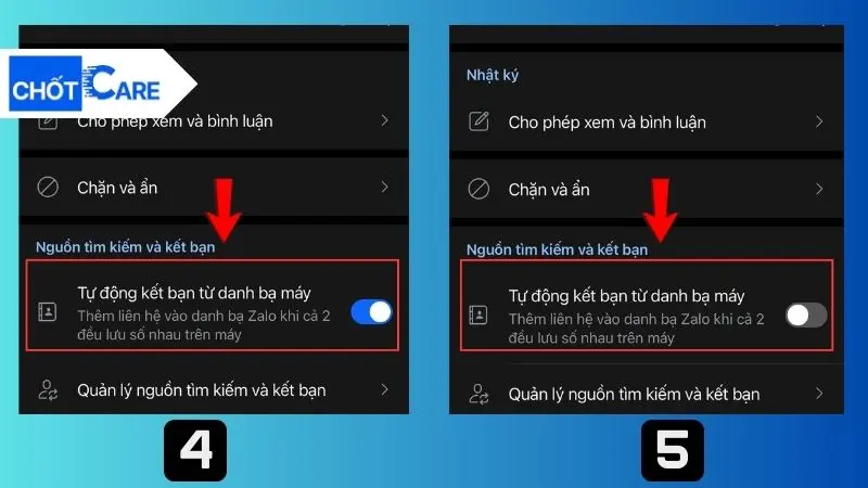 Hướng dẫn cách quản lý kết bạn tự động trên Zalo