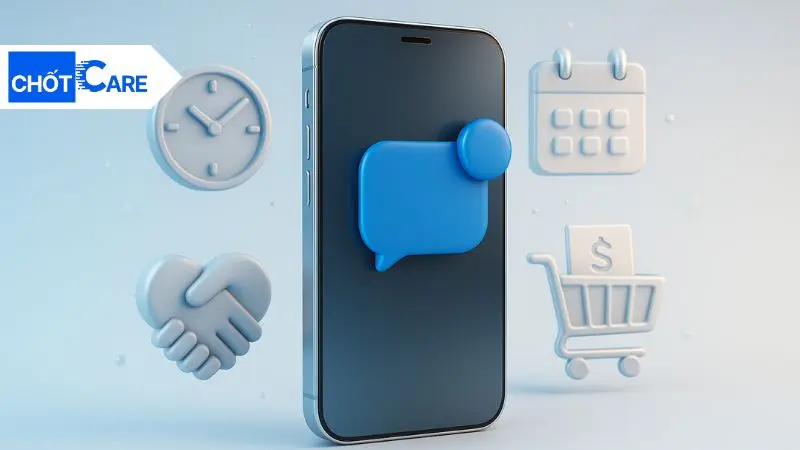 Mẫu tin nhắn nhắc nhở khách hàng kịp thời giúp vận hành kinh doanh trơn tru